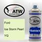Preview: Ford, Ice Storm Pearl, YQ: 400ml Sprühdose, von ATW Autoteile West.